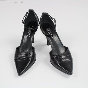 FRANCO SARTO ANKLE STRAP HEELS